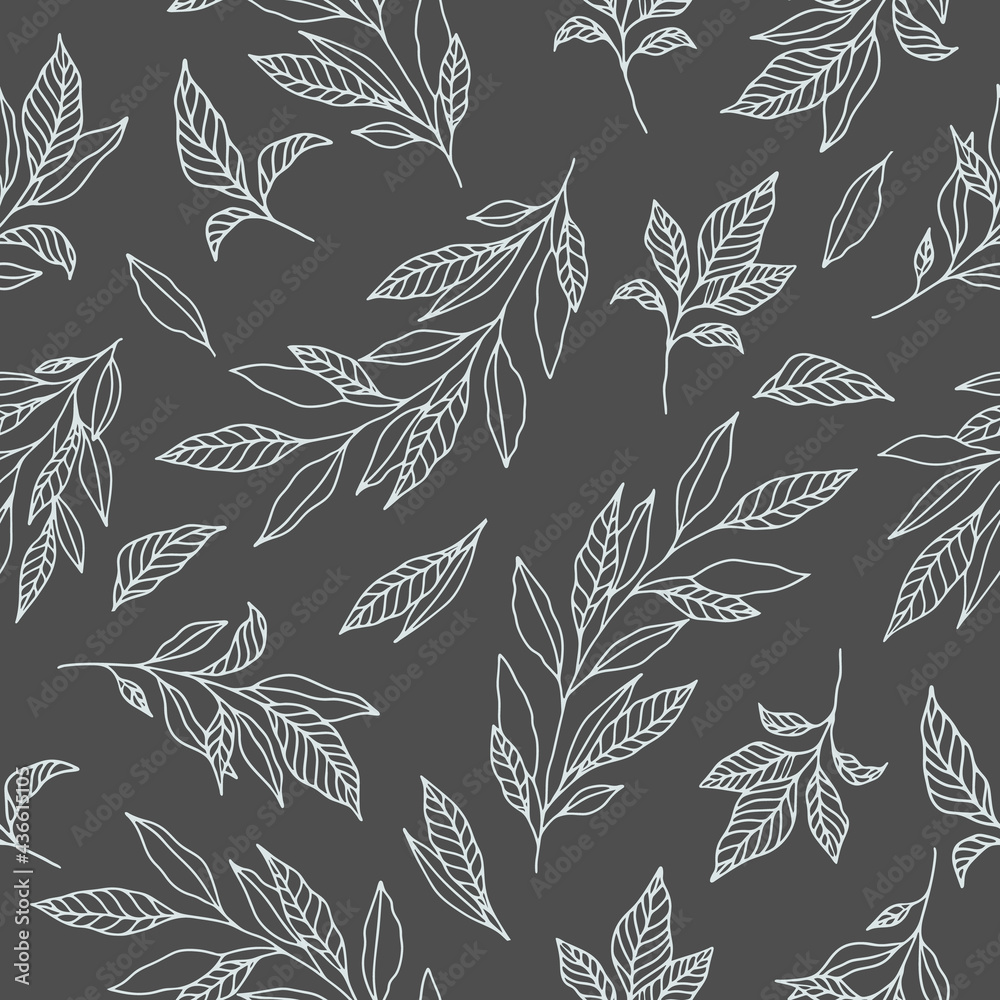 Fototapeta premium Floral seamless patterns. Vector design for paper, cover, fabric, interior decor