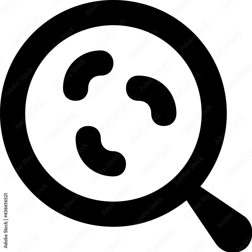 Research Glyph Vector Icon Research Glyph Vector Icon