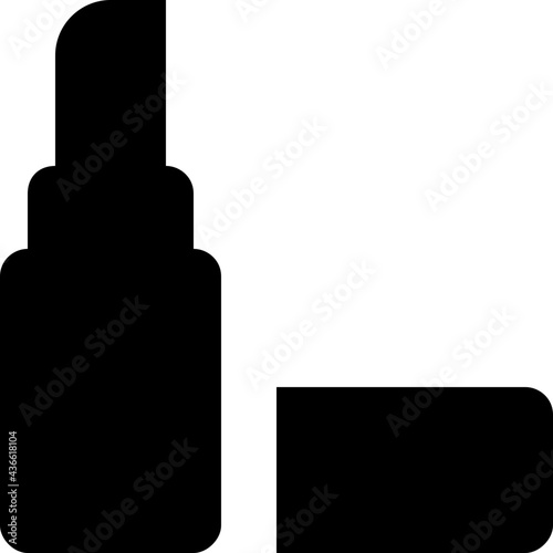 Lipstick Glyph Vector Icon
