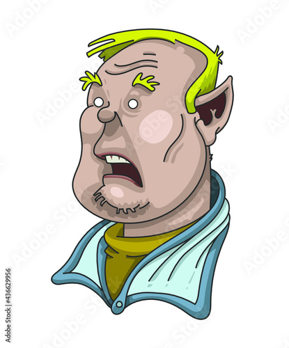 Personnage aux oreilles pointues