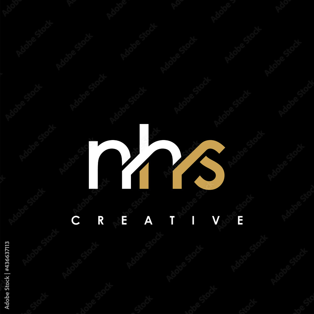NHS Letter Initial Logo Design Template Vector Illustration NHS Letter Initial Logo Design Template Vector Illustration
