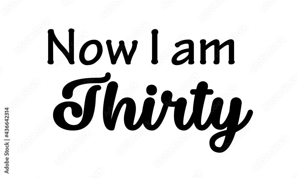 Happy Birthday, Typography for print or use as poster, card, flyer or T Shirt