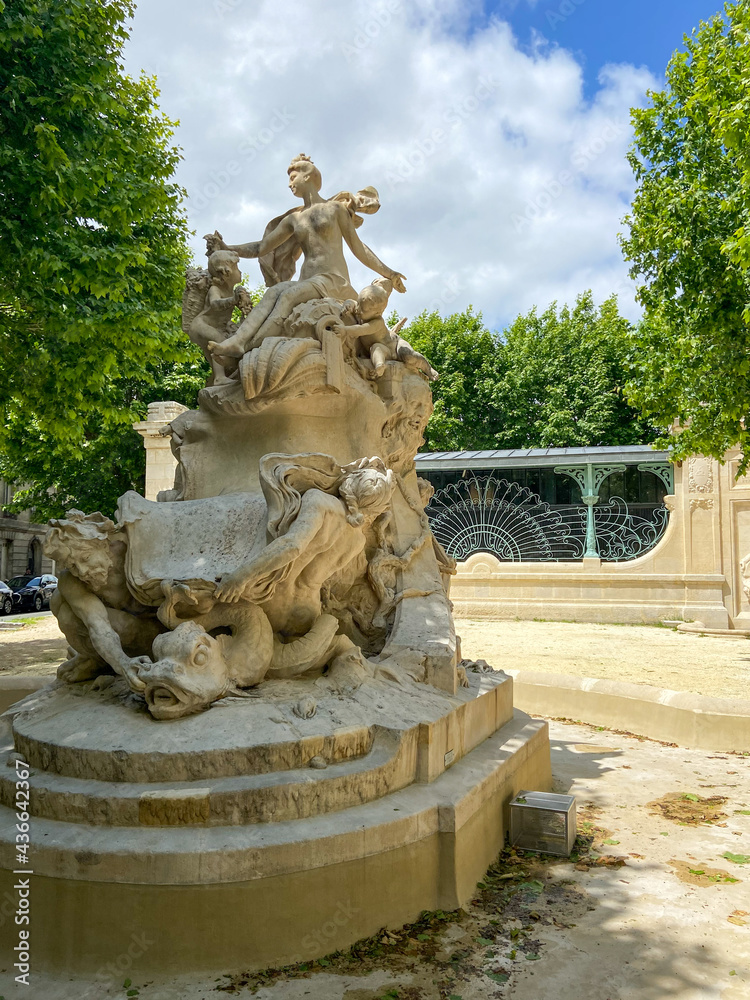 Fontaine Burdigala à Bordeaux, Gironde