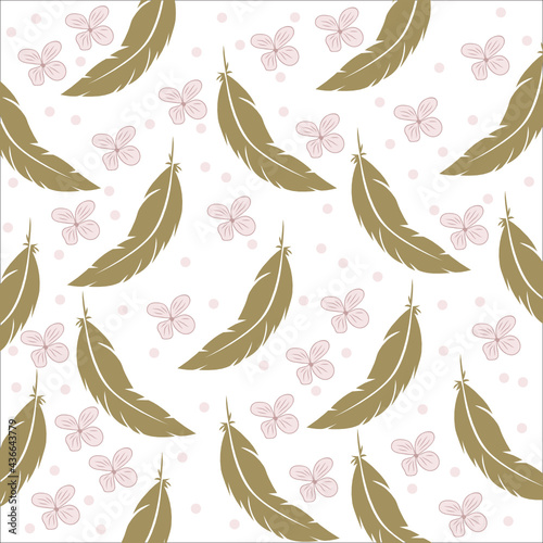 feather pattern background 