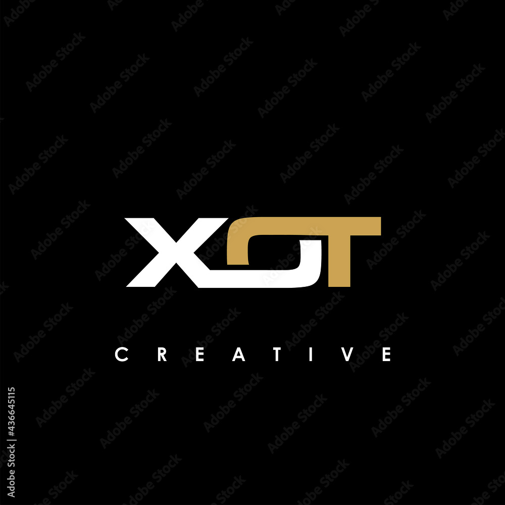 Fototapeta premium XOT Letter Initial Logo Design Template Vector Illustration