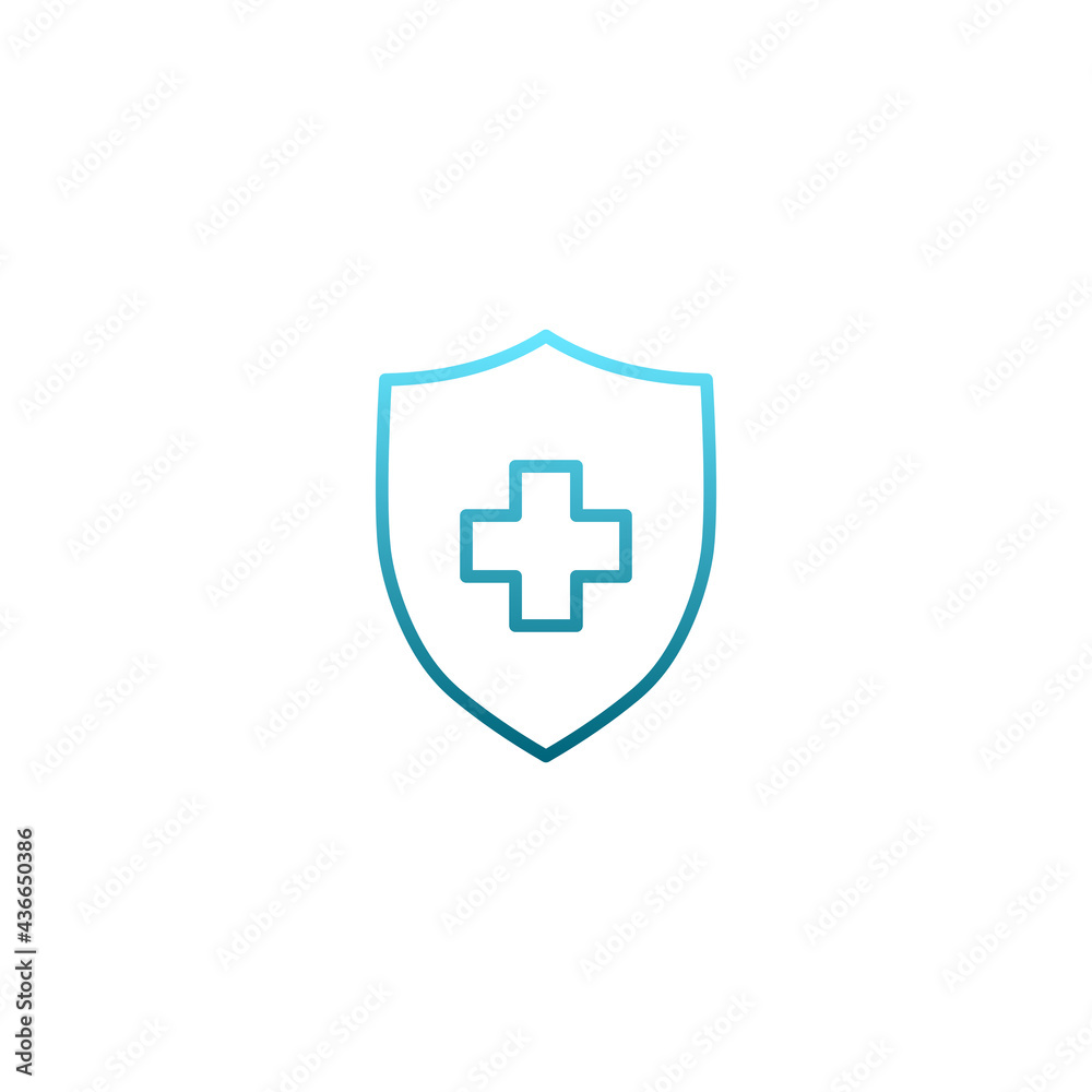 Fototapeta premium Shield check mark icon. Vector Illustration for mobile concept and web design.