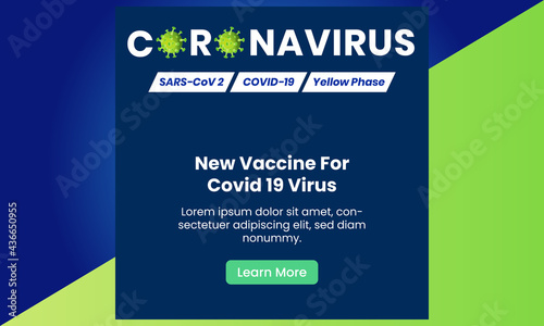 Corona Virus Vaccine Social Media, Stop Covid-19 concept, Prevention of Covid-19, People keeping distance for infection risk and disease, Coronavirus, Vector Illustration, Stock Illustration