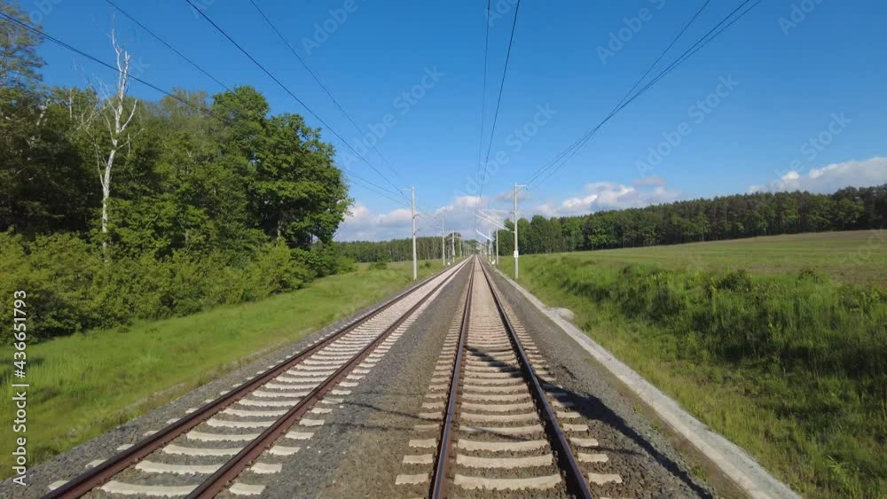 Auf zweigleisiger Strecke unterwegs Auf zweigleisiger Strecke unterwegs