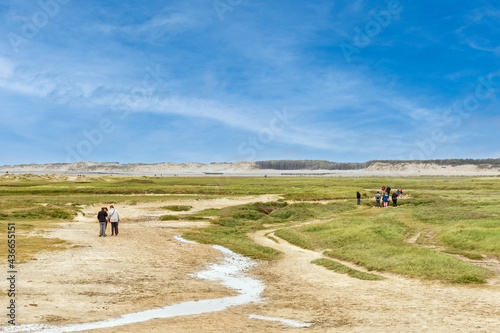 Baie d'Authie près de la ville de Fort Mahon