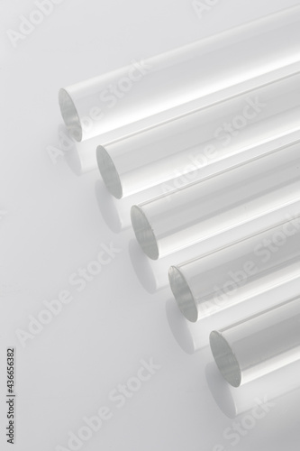 Plexiglas and shapes of different shapes