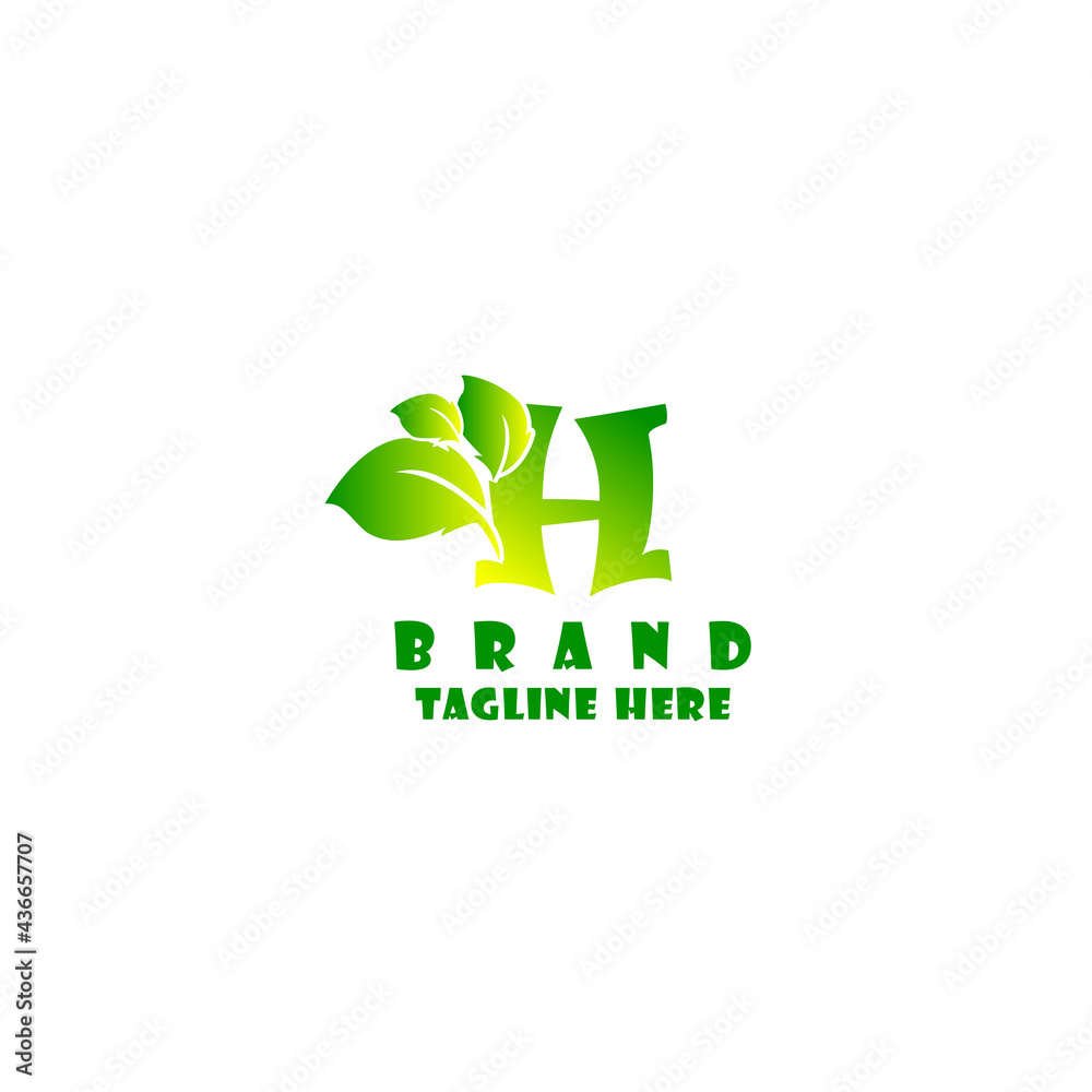 Harvest Letter H Logo Template Design Vector Harvest Letter H Logo Template Design Vector