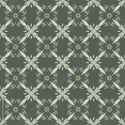 Geometric pattern seamless grey vintage retro design
