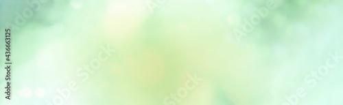 abstract green spring background with bokeh