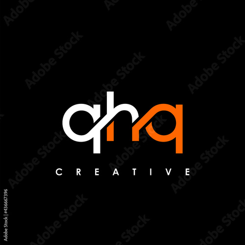 QHQ Letter Initial Logo Design Template Vector Illustration