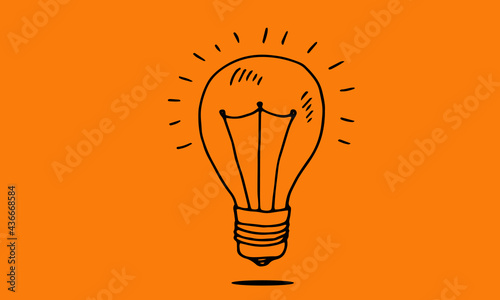 light bulb vector illustration