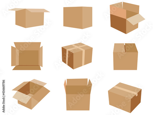 delivery box , icons vector set © Bogdan
