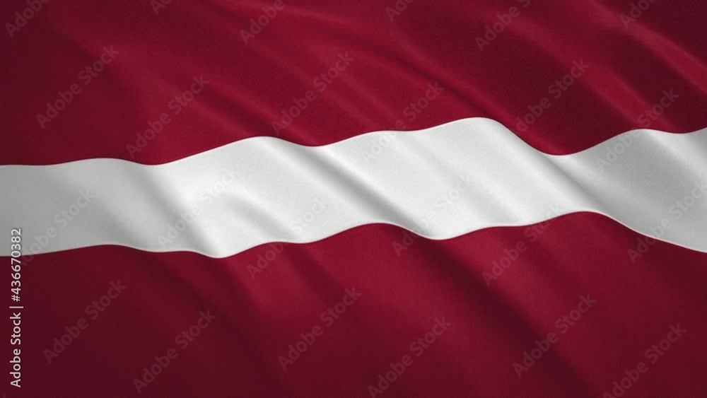 Latvia . Waving Flag Video Background Latvia . Waving Flag Video Background