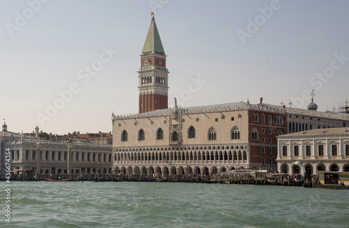 View of the Piazza San Marco from the boat. Venice. Italy