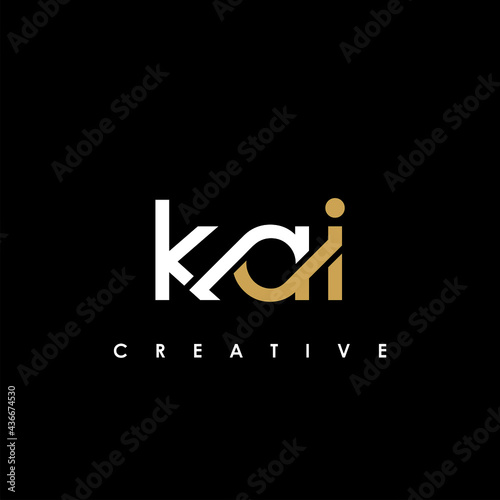 KAI Letter Initial Logo Design Template Vector Illustration photo