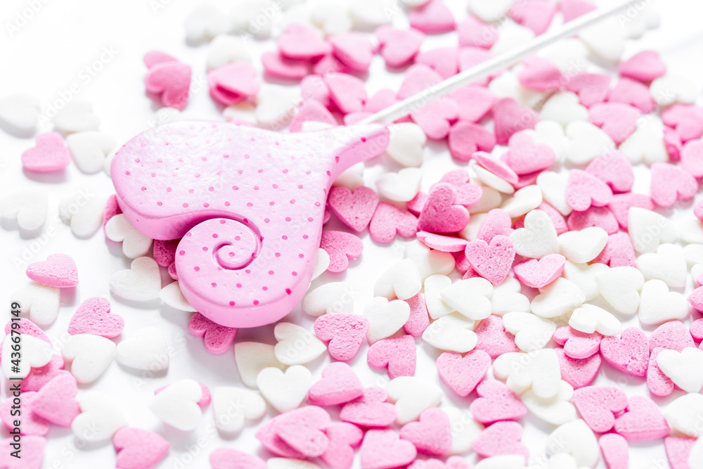 Closeup of candy on abstract texture background pattern Closeup of candy on abstract texture background pattern