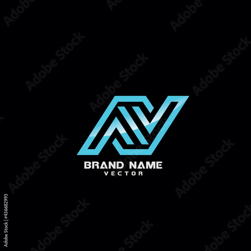 N Letter Logo Template