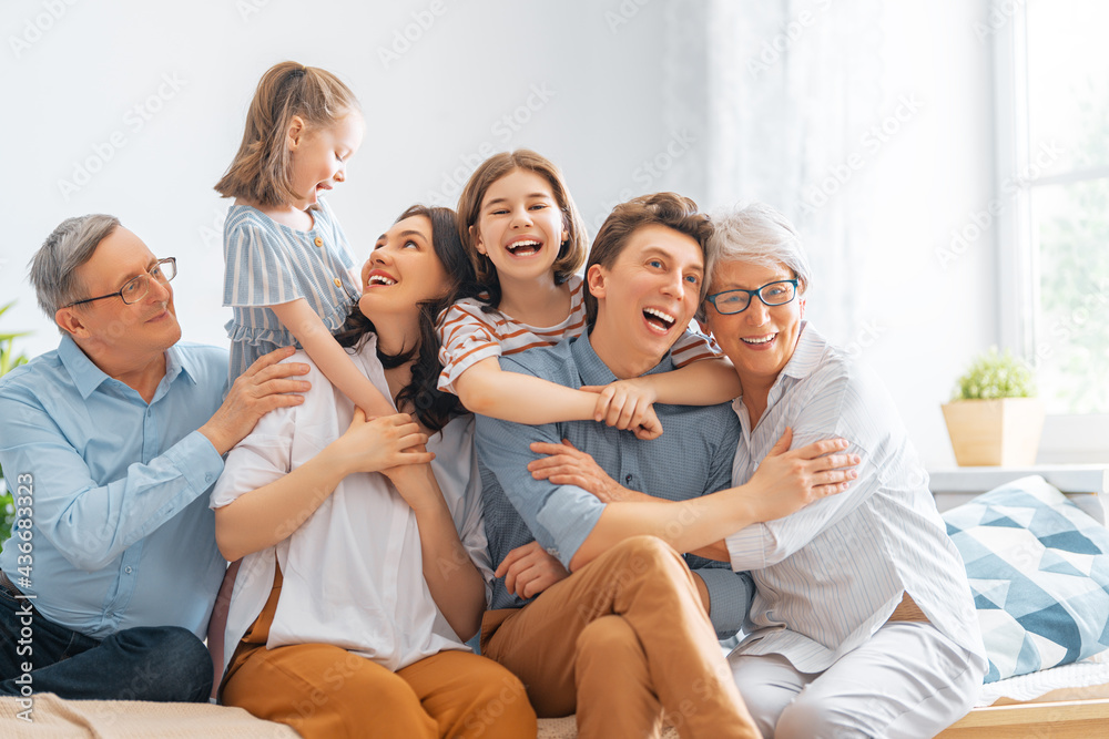 Happy loving family Happy loving family