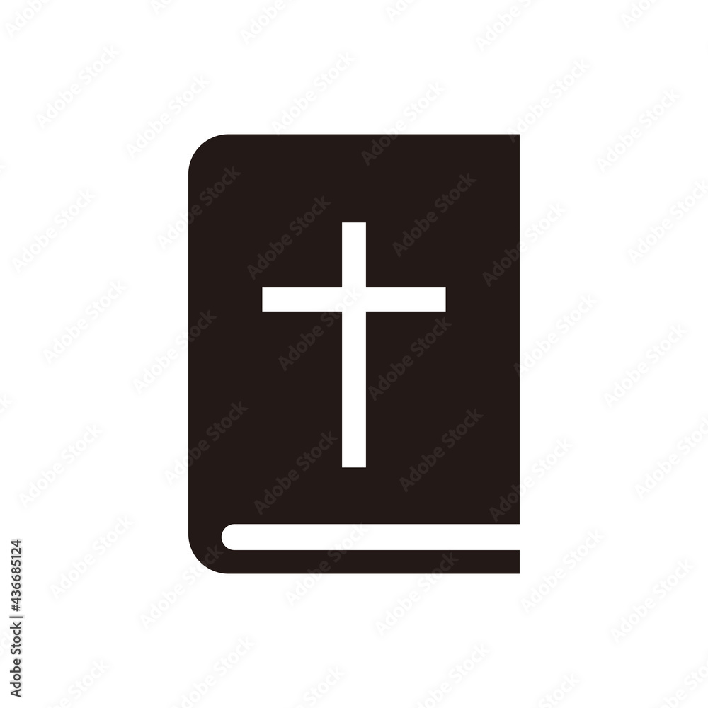 Easter Bible Book icon vector illustration sign Easter Bible Book icon vector illustration sign