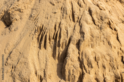Fényképezés yellow sand mountain, sand texture