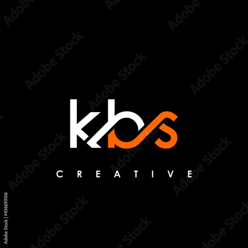 KBS Letter Initial Logo Design Template Vector Illustration