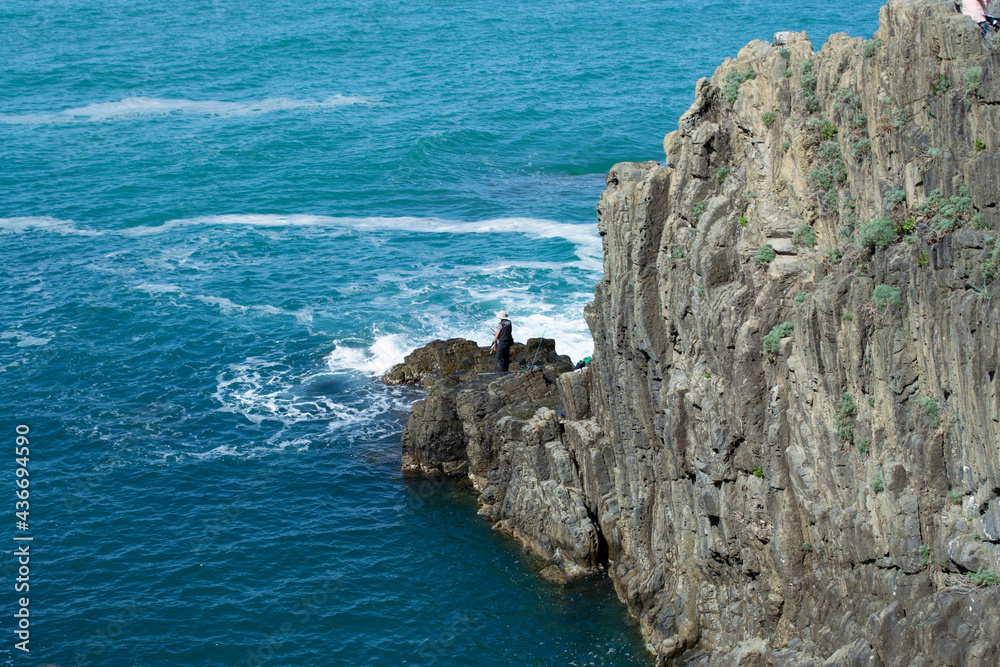 Viste e dettagli delle bellissime Cinque Terre e dell'ambiente naturale che le circonda