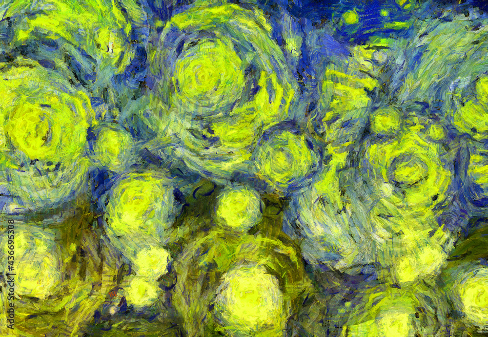 Abstract oil painting background Impressionist style illustrated to create designs. Abstract oil painting background Impressionist style illustrated to create designs.