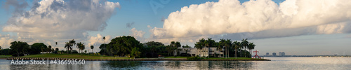 Indian Creek Island panorama Miami Beach FL