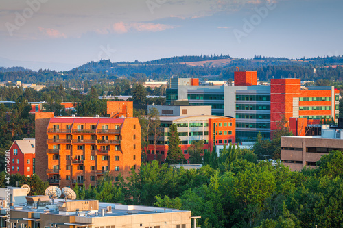 Fototapeta Naklejka Na Ścianę i Meble -  Salem, Oregon, USA Downtown City Skyline