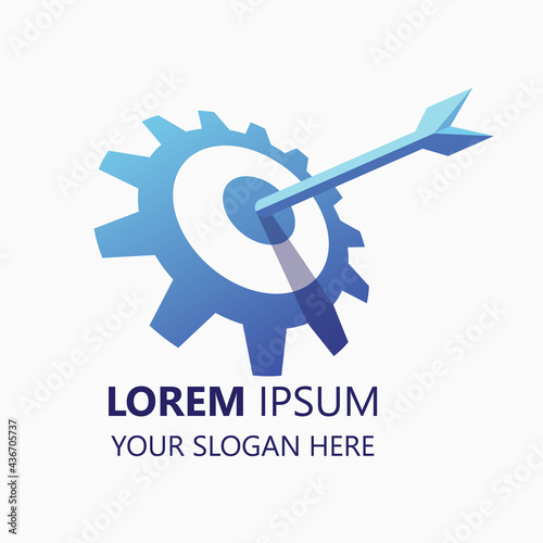 target logo design template. target illustration vector