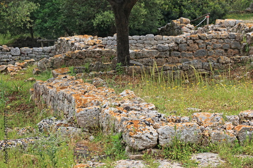 Rovine dell'antica città di cosa presso Ansedonia photo