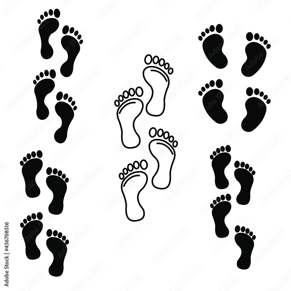 track footprint icon. symbol set symbol vector elements for infographic web. track footprint icon. symbol set symbol vector elements for infographic web.