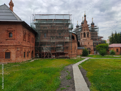 Buildings of Antique Krutitsy Metochion in Moscow photo