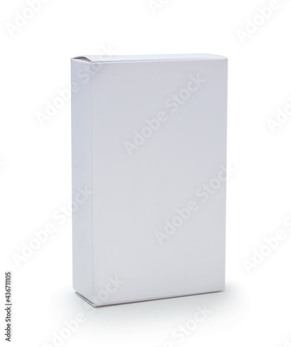 Cardboard box isolated on white.