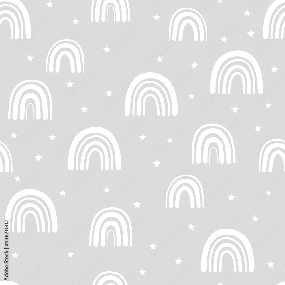 Trendy rainbow repeat pattern Trendy rainbow repeat pattern