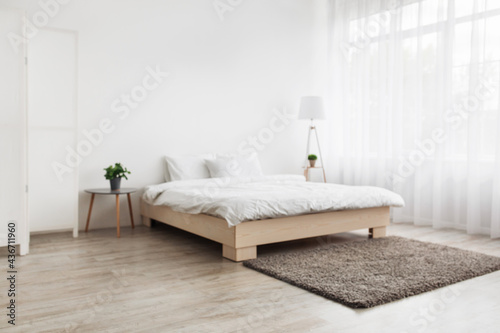 Simple modern bedroom interior  contemporary minimalist design
