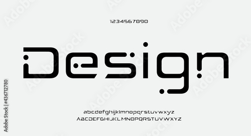 Sport Modern Alphabet Font. Typography urban style fonts for technology, digital, music, movie logo design