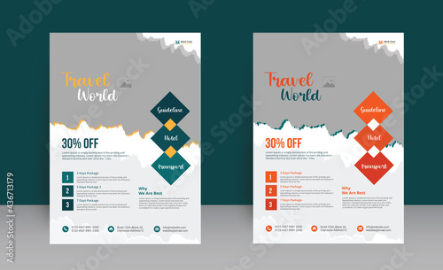 tours and travel agency promotion flyer design template | travel brochure | travelling flyer brochure | travel design | travel poster, tour poster, travel flyer, tour flyer, tour layout |