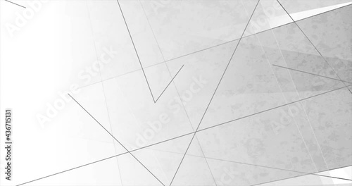 Grey white grunge minimal geometry abstract motion background. Seamless looping. Video animation 4K 4096x2160 photo