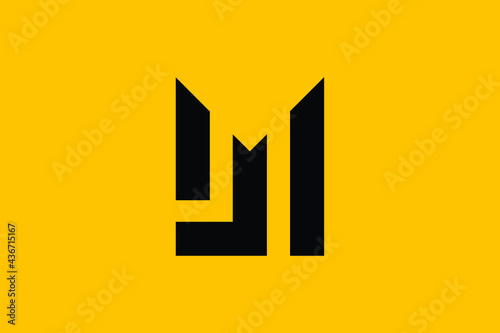 MJ logo letter design on luxury background. JM logo monogram initials letter concept. MJ icon logo design. JM elegant and Professional letter icon design on background. M J JM MJ