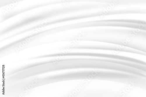 abstract white and gray background with smooth lines, concept for banner and product