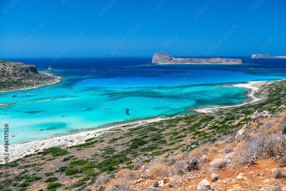 Balos Lagoon, Crete, Greece