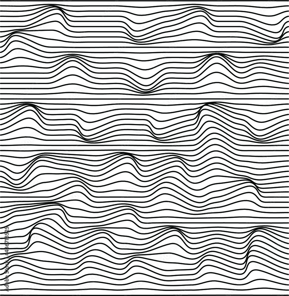 Procreate Wave line Stamps Procreate Wave line Stamps