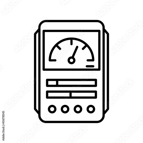 Volt meter tool icon