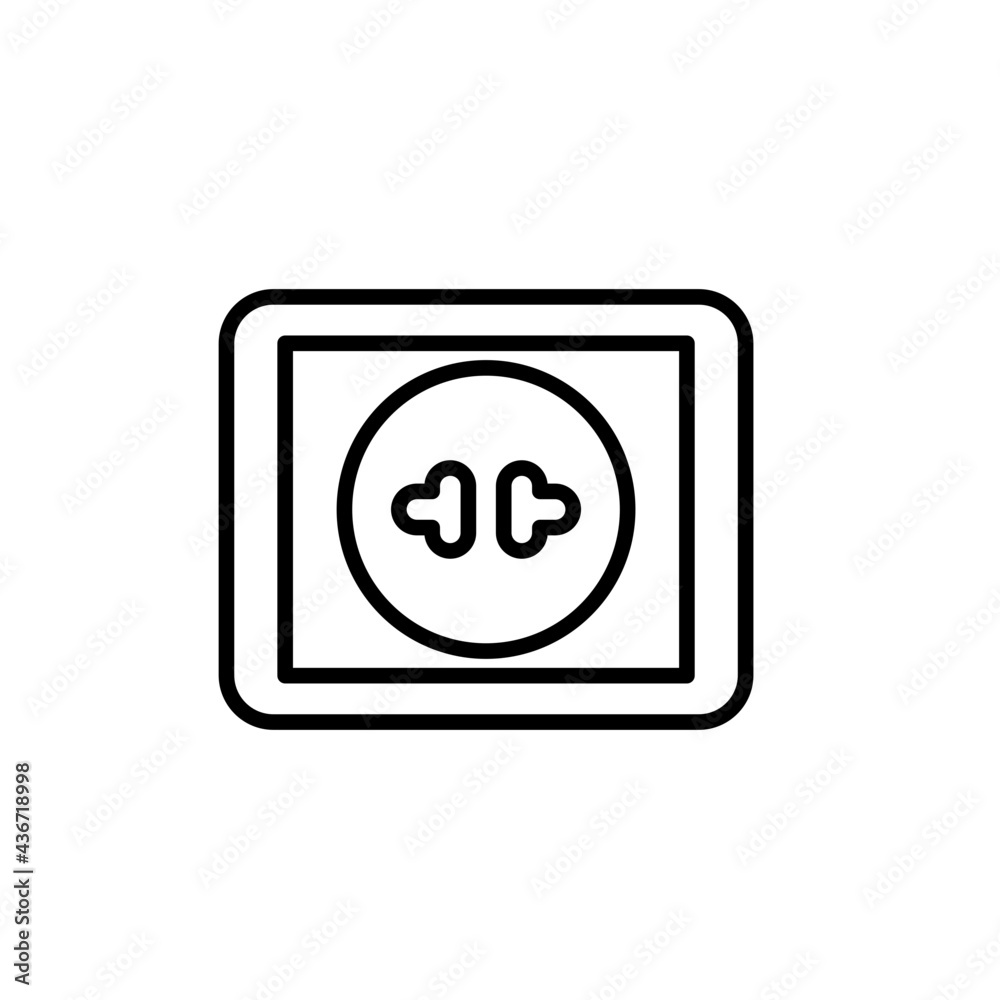 Power socket icon Power socket icon