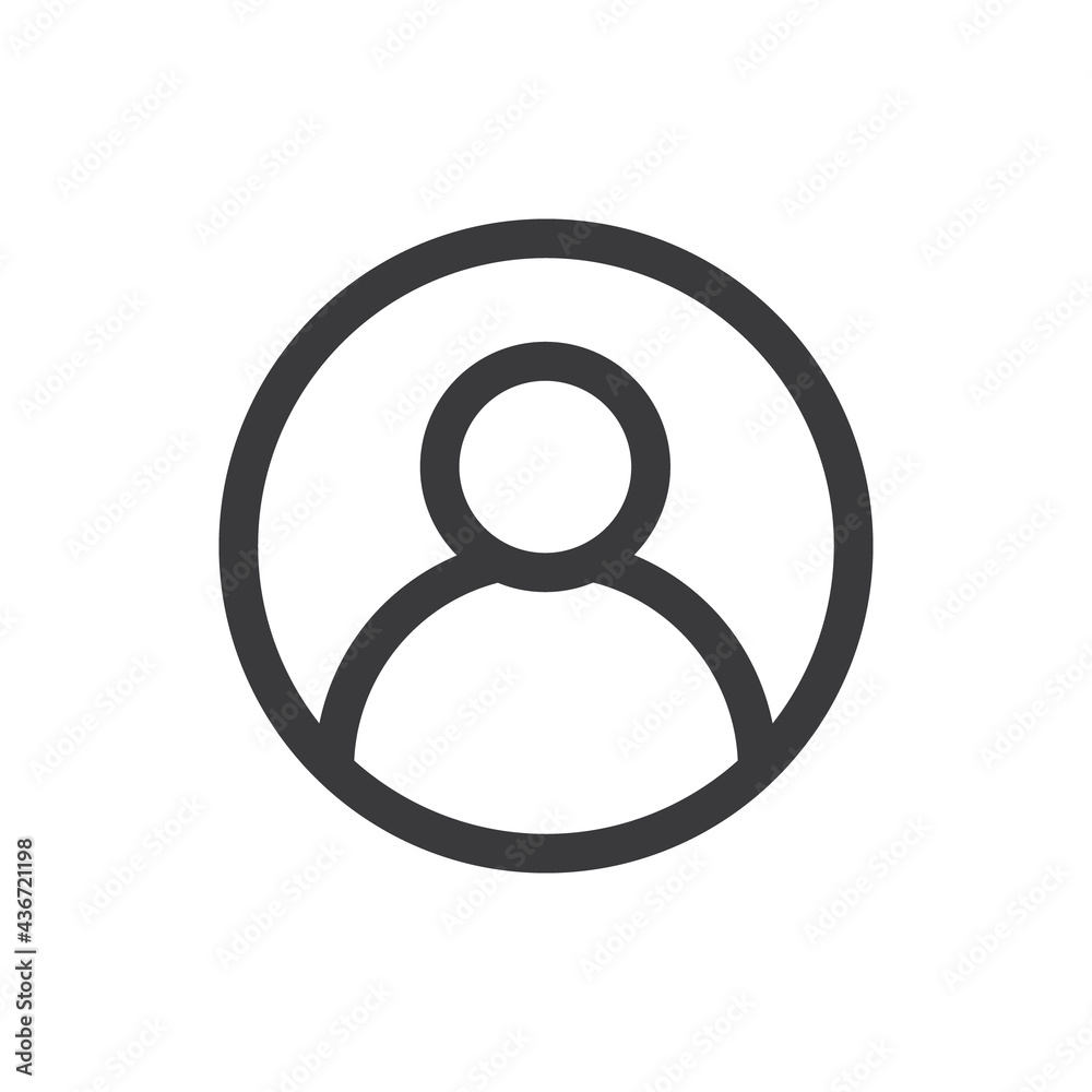 User icon. Human person symbol. Avatar log in vector sign User icon. Human person symbol. Avatar log in vector sign